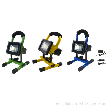 solar floodlight with solar panel